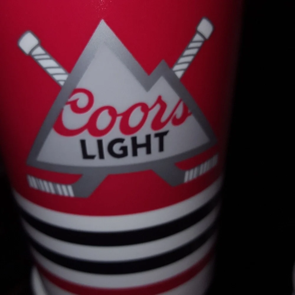 25 piece Coors Light hockey reusable  beer cups